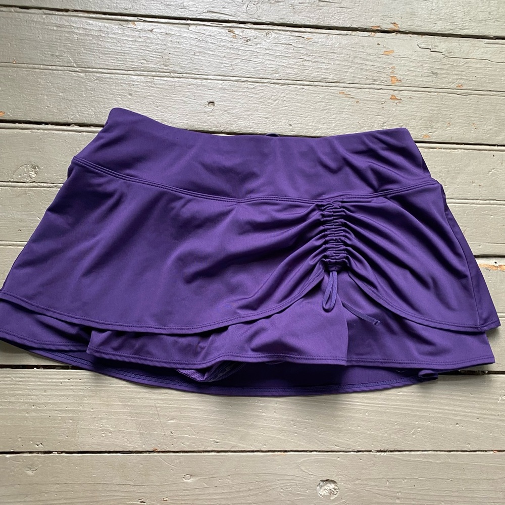 Athleta ruffle cinch tennis skort